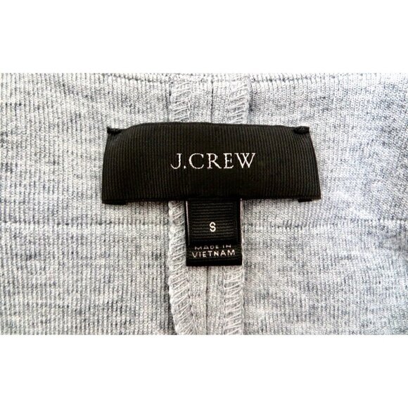 NEW! J. Crew Belted Sweatshirt Blazer Jacket Gray Style H0715 SZ S - Picture 9 of 10